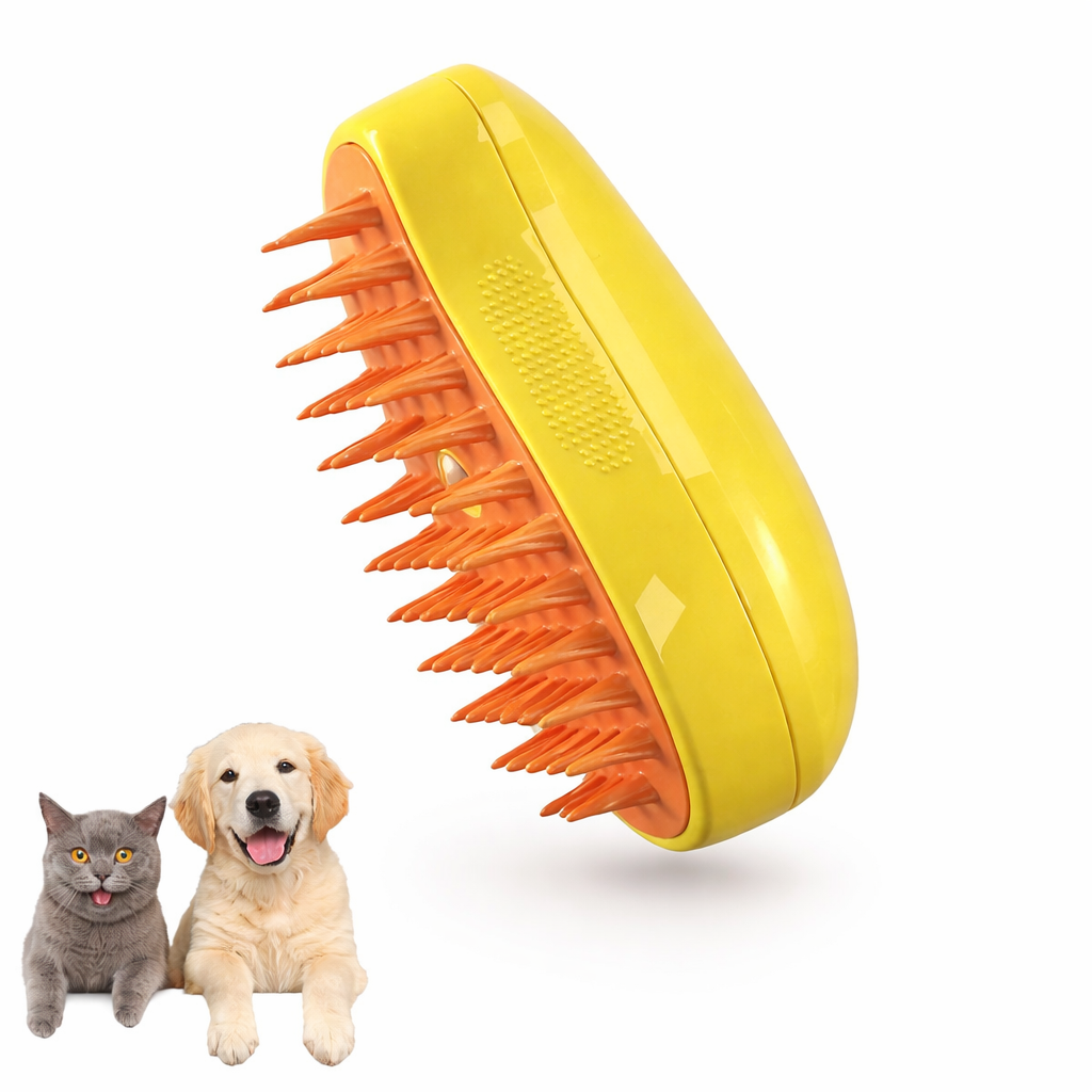 Cepillo de Vapor 3 en 1 para mascotas